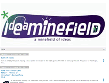 Tablet Screenshot of ideaminefield.com